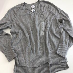 Super cute gray speckle sweater